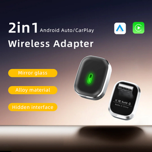 Small Wireless USB Wi-Fi BT Carplay Mini Auto Adapter Android &amp; Apple Dongle Converter for Car Play