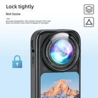 Verre trempé optique anti-buée et anti-rayures pour objectif Insta360 X6