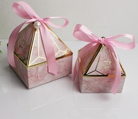 Boîtes de bonbons de mariage fantaisie boîte de bonbons de cadeau de faveur de luxe pour les enfants et logo personnalisé donner des coffrets cadeaux