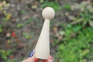 ชุดตัวหมากรุกไม้ ชิ้นส่วนเกมที่ทำด้วยมือสำหรับเกมกระดาน กิจกรรมในห้องเรียน และการเล่นสำหรับครอบครัว - Product Image 3