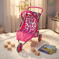 Fei Li jouets modèle populaire boutique en ligne grande taille métal bébé poupée Jogger poussette pour enfants jouer jouets filles passe-temps
