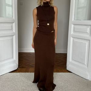 Ensembles 2 pièces pour femmes de qualité Slim Fit ensembles décontractés sans manches d'été élégants et à la mode pour l'automne en gros - Product Image 6