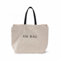 Sac fourre-tout personnalisé en toile de coton recyclé avec poignées, imprimé avec logo sur mesure, pour courses et épicerie