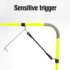 Canne à pêche automatique Wildtrek 67 cm à haute sensibilité avec ressort et embout de sol détachable pour la pêche <span class=keywords><strong>en</strong></span> rive - Product Image 4