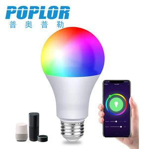 หลอดไฟอัจฉริยะ Poplor 9W E27 ควบคุมผ่านแอพ Wifi เปลี่ยนสีได้ ติดตั้งบนเพดาน - Product Image 2