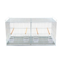 Cage à oiseaux rectangulaire écologique la plus vendue pour l'élevage d'animaux de compagnie, peut accueillir plusieurs oiseaux simultanément, utilisation intérieure/extérieure