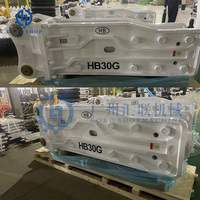 HB30G 150mm ciseau 20-50ton Construction brise-roche hydraulique résistant diamètre Jack marteau briseur HB20G HB30G HB40G HB50G