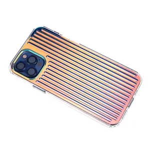 Terbaru Koper Garis 3D Cell Phone Cover UNTUK Iphone 13 TPU + PC + TPE IMD/IML OEM Menyesuaikan untuk Iphone 6 6 S 12