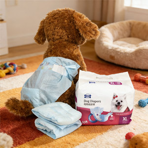 Hengtuo Factory Wholesale Waste Disposal Portable SAP Gel Super Absorbant Disposable Female <span class=keywords><strong>Dog</strong></span> Diaper Pet Diapers for <span class=keywords><strong>Dog</strong></span> - Product Image 1