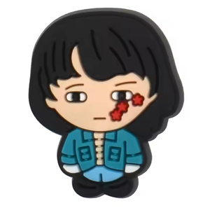 Personaje Avatar Precio de fábrica Pulsera de PVC de goma extraíble Zueco Decoración Encantos <span class=keywords><strong>Stranger</strong></span> <span class=keywords><strong>Things</strong></span> Shoe Charms para venta al por mayor - Product Image 6