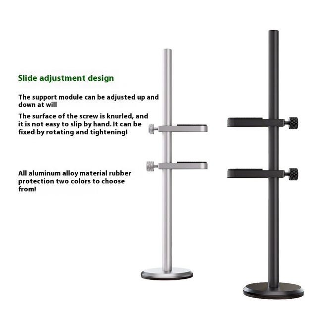 TEUCER Aluminum Alloy Desktop PC Case Bracket Cooling Kit Graphics Video Stand with GPU Support Jack Video Cards Holder in Stock