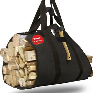 Échantillon Gratuit : Sac de Transport Robuste pour Bois de Chauffage Oxford – Grand Sac Fourre-tout pour Brasero, Camping et Bois d'Intérieur - Product Image 1