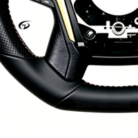 Volant de direction en cuir pleine fleur pour Prado LC200 Hilux, pièces de voiture sportives haut de gamme noires