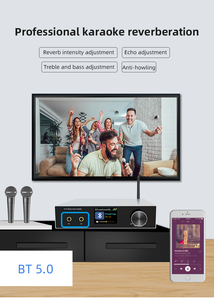 Amplificador de Audio Estéreo Profesional Cloudyx CL-600B para Karaoke, Sistema de Cine en Casa de Alta Fidelidad con Bluetooth, 2x50W - Product Image 2