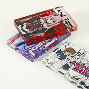 Blocco Acrilico Personalizzato Fai-da-Te OEM ODM, Stampa UV su Due Lati, Personaggi Anime e Cartoni Animati, Mattoncino Acrilico Trasparente per Collezione Fan Merch - Product Image 6