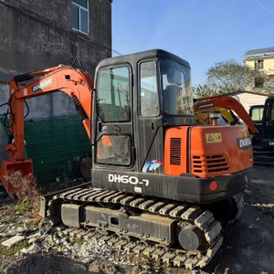 Excavadora pequeña de cadenas Doosan usada de alta calidad, modelos DH60, DH55, DX55, máquina de construcción para exportación. - Product Image 2