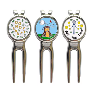 Vente chaude Magnétique Balle De <span class=keywords><strong>Golf</strong></span> Marqueur Chapeau Clip Métal Balle De <span class=keywords><strong>Golf</strong></span> Marqueurs <span class=keywords><strong>Golf</strong></span> Divot Outil De Réparation - Product Image 3