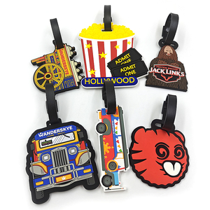 사용자 정의 로고 고무 <span class=keywords><strong>Pvc</strong></span> 수하물 태그 가방 핸드백 사용자 정의 로고 여행 가방 <span class=keywords><strong>Tags</strong></span> 사용자 정의 <span class=keywords><strong>Pvc</strong></span> 수하물 태그 - Product Image 1