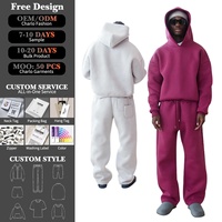 Ensemble de survêtement décontracté en coton pour homme, avec sweat à capuche et pantalon de jogging, par Custom Fundamentals