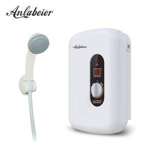 Calentador de Agua Eléctrico Instantáneo sin Tanque de 6.6KW con Control de Perilla, Estilo Coreano Popular, Calentamiento Rápido para Baño y Ducha - Product Image 1