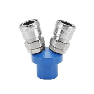 Connecteur rapide de type C à joint en T personnalisé SMYSMV Connecteur rapide droit à filetage interne à 4 points Pièces pneumatiques externes - Product Image 4