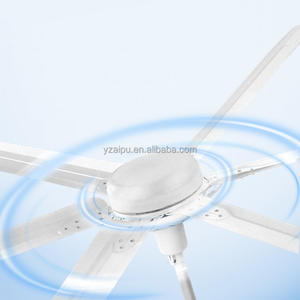 Ventilateur de plafond LED industriel de grande taille certifié CE, 4,5 m (15 pi), avec télécommande, vent puissant, <span class=keywords><strong>fonctionnement</strong></span> silencieux, utilisation en extérieur - Product Image 3