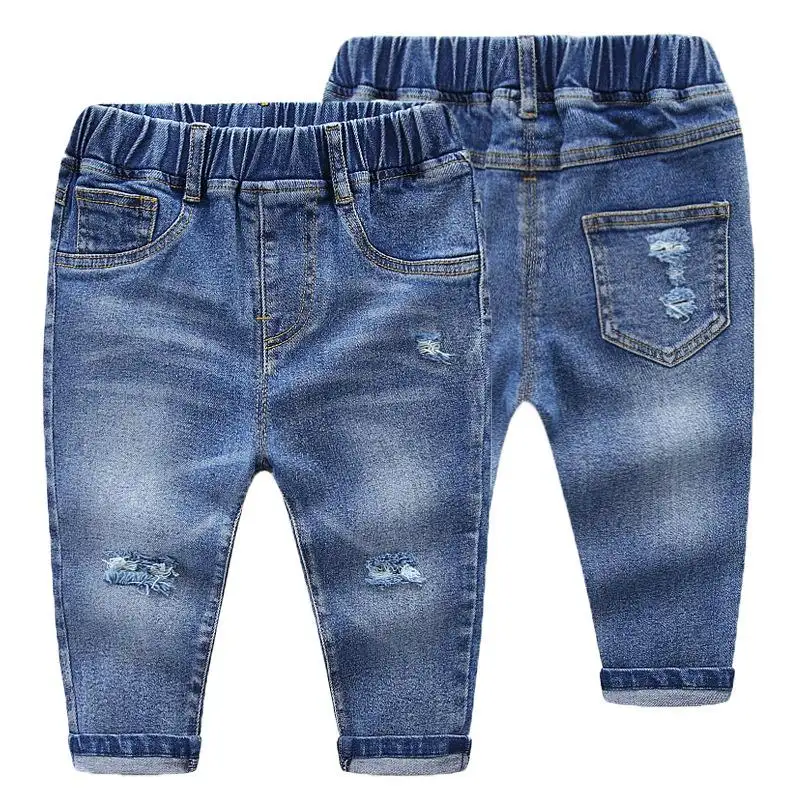 2018 cheap kids children boys trousers pants wholesale child denim dress Indonesia UK African suits cotton jeans