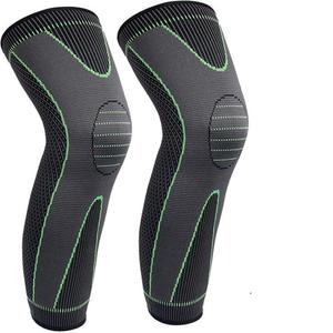Genouillères antidérapantes allongées, genouillères <span class=keywords><strong>de</strong></span> compression, chaussettes <span class=keywords><strong>de</strong></span> soutien complètes pour les jambes, cuisses et mollets - Product Image 1