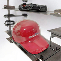 Étui de présentation pour casquette de baseball avec logo personnalisé, protège-casquette en plastique pour casquettes signées, boîtes transparentes en PET PVC