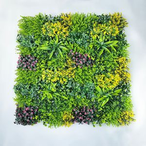 Vari Design all'ingrosso 50*50cm pianta di simulazione artificiale TPE erba all'aperto verde per parete giardino casa paesaggio decorazione - Product Image 2