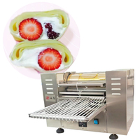 Machine à Crêpes Commerciale Automatique Professionnelle pour Crêpes Mille-Feuilles et Feuilles de Crêpe, Haute Productivité, Nouveauté, Lait et Eau
