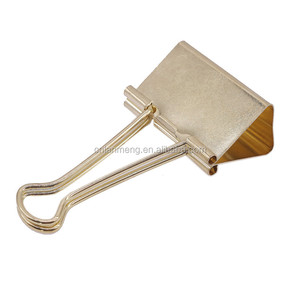 Clip per Raccoglitori Dorate da 19MM, Forniture per Ufficio e Scuola, Clip a Molla per Documenti e Memo - Product Image 2