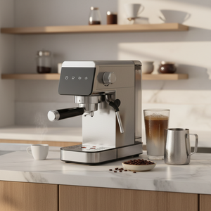 2026 New 15 Bar Espresso <b>Coffee</b> Machine Stainless Steel Touch Control 1350W Household <b>Coffee</b> <b>Maker</b> 15 Bar Pump for Auth - Product Image 4