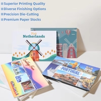 Support rotatif pour cartes postales personnalisées avec coupeur automatique - Papier artistique écologique - Taille personnalisée pour anniversaire, Noël, Nouvel An