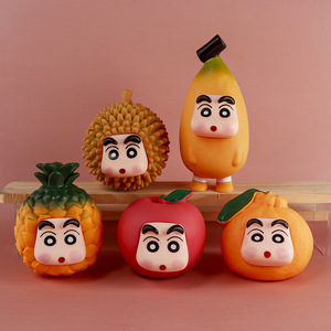 Figurines 3D Adorables de Dessins Animés <span class=keywords><strong>Crayon</strong></span> Shin-chan Durian, Accessoires de Figurines d'<span class=keywords><strong>Action</strong></span>, Décoration de Bureau, Cadeaux pour Enfants - Product Image 1