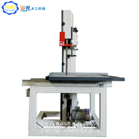 Scie à ruban verticale industrielle, moteur 2,2 kW, 220 V/380 V, table coulissante, outil de coupe du bois, largeur max. 250 mm, largeur max. 360 mm, biseau 45° facile