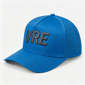 Casquette de sport Melin Hydro 5 panneaux de haute qualité, imperméable, perforée au laser, broderie personnalisée - Product Image 4