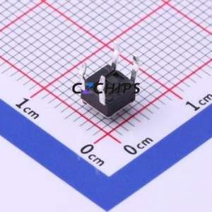 UK-B0201-G3.8-250 Tactile Switch Through hole-4P,4.5x4.5mm Switch Single Pole Single Throw Round Button 2.5N Through Hole - Product Image 2