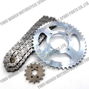 Piñón trasero de motocicleta para Yamha YBR125 YBR <span class=keywords><strong>JYM</strong></span> 125cc JYM125 Sprocket Set - Product Image 1
