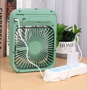 Nouveau ventilateur de bureau rafraîchissant, mini climatiseur USB rechargeable, ventilateur de table portable rotatif avec aromathérapie et pulvérisation d'eau - Product Image 6
