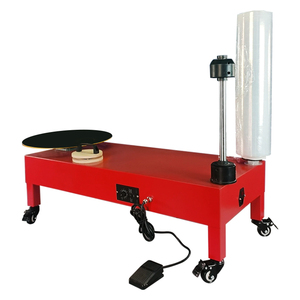 Máquina de envoltura de película plástica de mesa baja, envoltura semiautomática de cartón para equipaje y palés, retráctil - Product Image 6