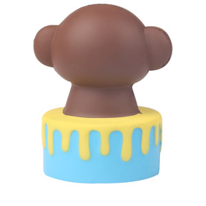 Monkey Shape Pu Fidget Toy Slow <b>Rebound</b> Stress Relief For Kids 5 To 7 Years Unisex - Product Image 2