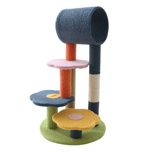 Creative Four-layer Flower-shaped <b>Cat</b> Climbing Scratchers Interactive Toy <b>Cat</b> Tree <b>Cat</b> <b>Scratching</b> <b>Post</b> - Product Image 1