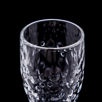 Chope à bière en verre cristal personnalisable de 280 ml - Design moderne, cadeau d'affaires, passe au lave-vaisselle, grande capacité, vaisselle réutilisable de qualité supérieure