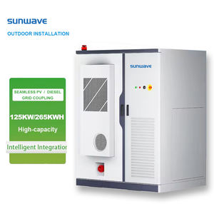 Almacenamiento de batería en contenedor para energía renovable Granja eólica solar Capacidad de 125KW 265KWh - Product Image 1