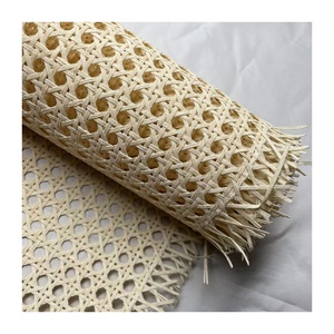 Open geweven katoenen webbingrol, 100% handgeweven net, handgemaakt katoenen gaas, rotan riet webbing, meubelmaterialen - Product Image 1