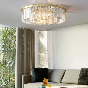 110V-240V Home Hotel And Villa Chinese Grade A Crystal Luxury Ceiling Light Ceiling Lamp Complete Set Low Price