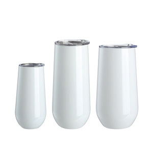 Gobelet isotherme vierge pour sublimation, gamme complète, en acier inoxydable blanc, vente en gros, personnalisable avec logo, mug à transfert thermique - Product Image 3