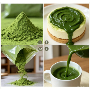 Matcha Orgánico Premium al por Mayor de Fábrica, Marca Privada, Té Verde Puro 100% Natural, Matcha en Polvo de Grado Ceremonial - Product Image 4