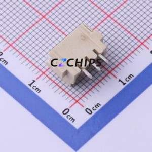 HC-HA-3AWT Wire-to-Board Pin Header SMD,P=2.5mm,Horizontal Mount Connector 1x3P 2.5mm Horizontal Mount XHB - Product Image 2